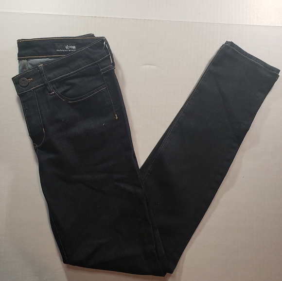 NWOT Women's thvm Dark Denim Skinny Jeans - Picture 5 of 7